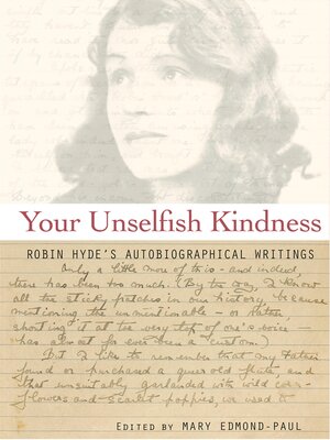 cover image of Your Unselfish Kindness